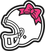 Football Helmet W Bow