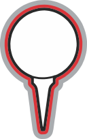 Golf Ball on Tee
